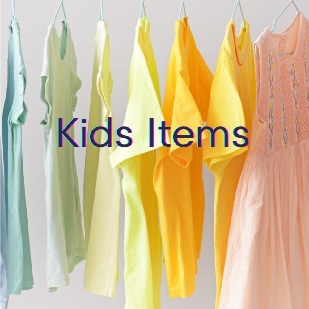 Colorful Kids T-Shirts and Dress Set